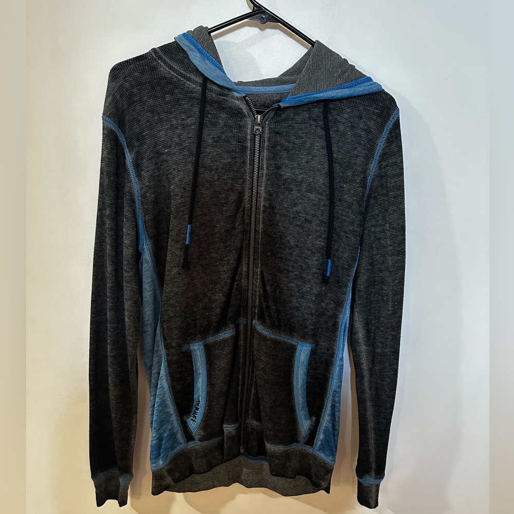 Buckle Black Zip Up Men’s Black and Blue
